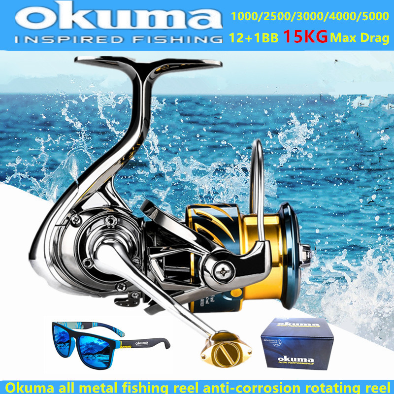 Reel Drag Knob - Okuma Tüm Metal Balıkçılık Makarası 12+1BB15KG