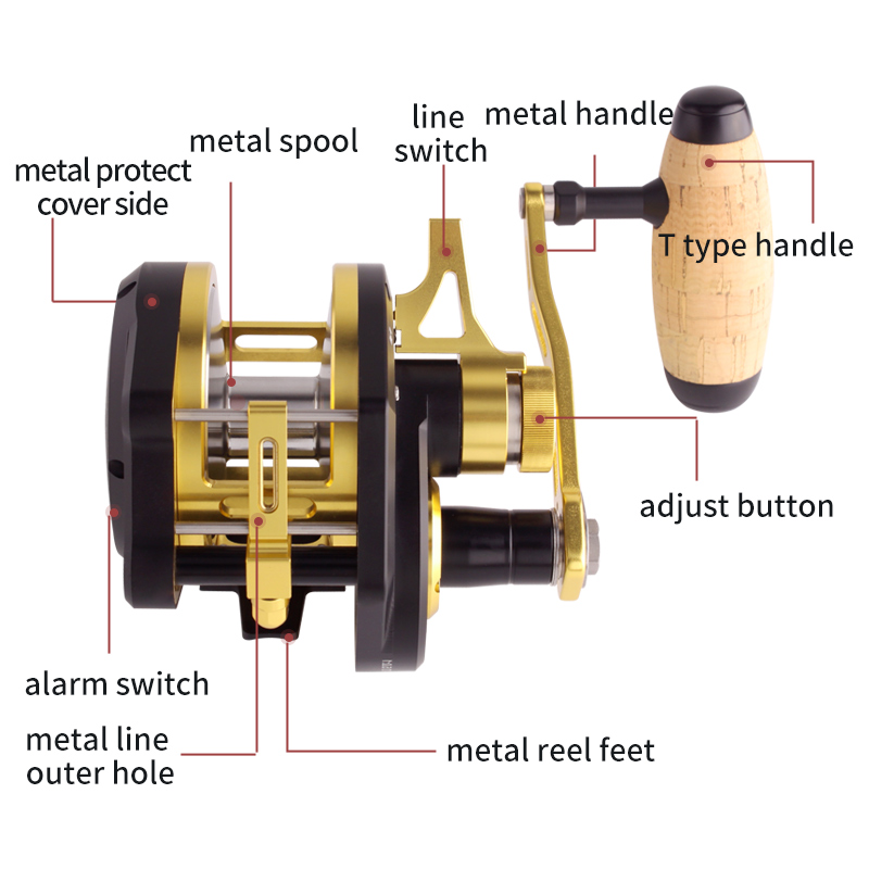 RUKE Metal Makara Yavaş Jiggin - Reel Drag Knob incelemesi ve fiyatı