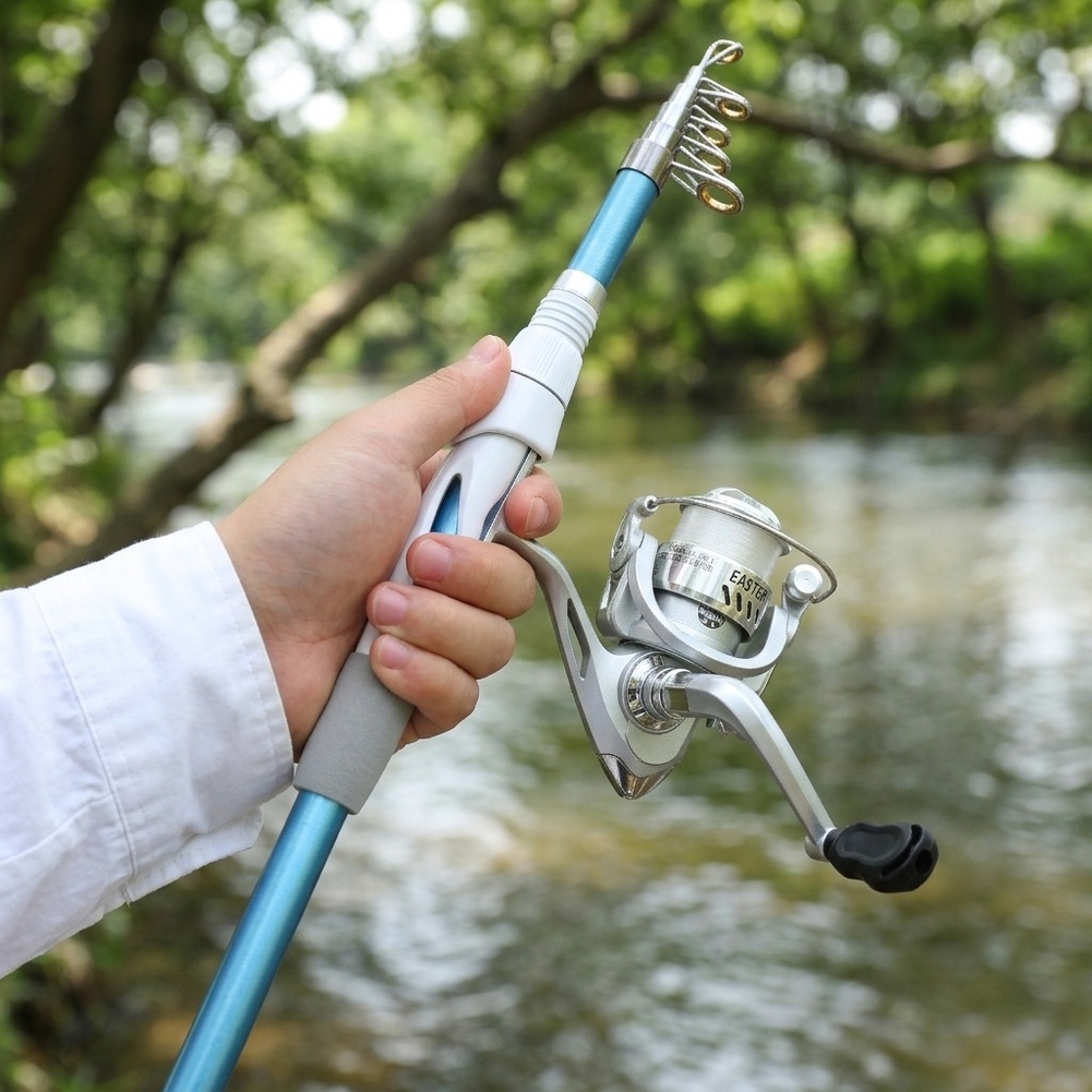 Mavi Beyaz 1.8M Olta Kamışı ve - Reel Bag incelemesi ve fiyatı